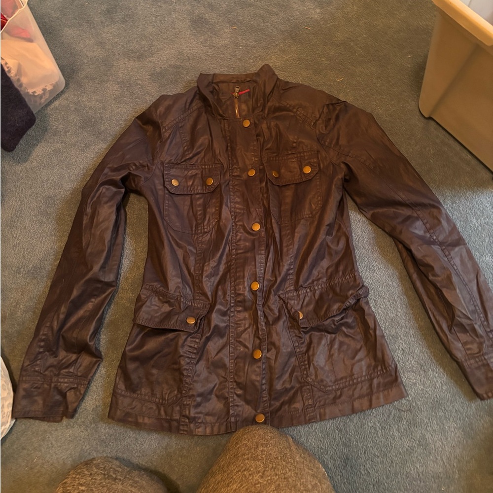 Size S/P women Merona Dark Brown Utility Jacket
